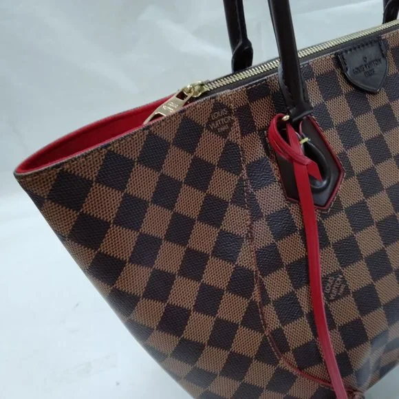100% Authentic Louis Vuitton Kaisatoto PM Browns Damier Tote Bag #01295 - Picture 8 of 16